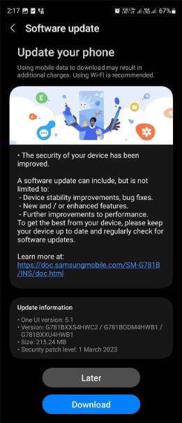 Samsung new security