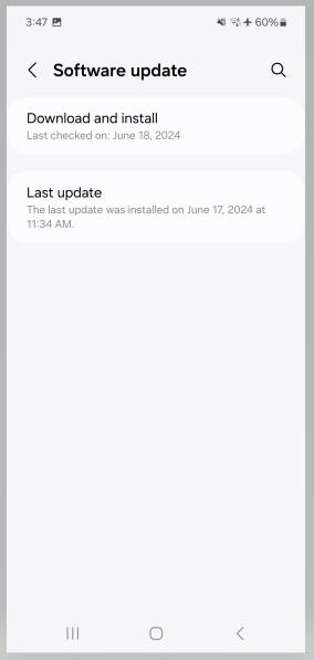 samsung software update