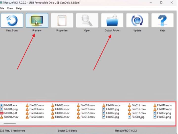 choose recover photos on rescuepro