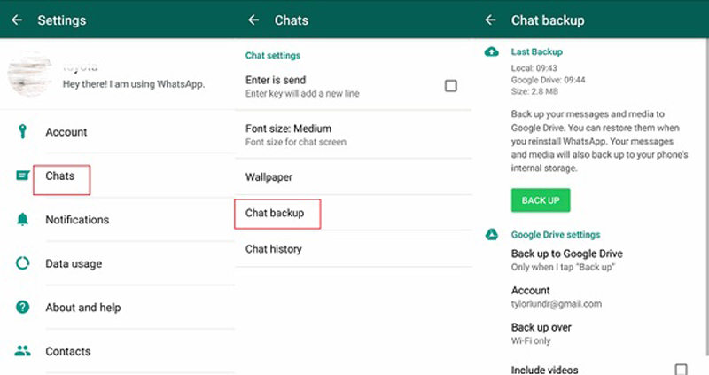 how to restore Whatsapp messages after factory reset phone 5