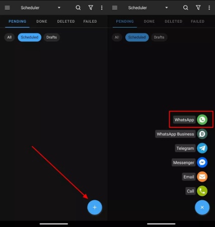 choose whatsapp on android 