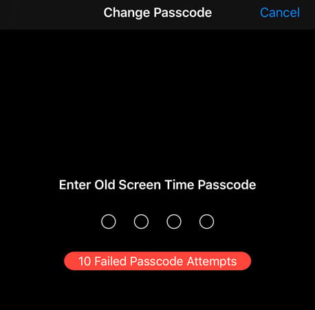 turn off screen time without passcode