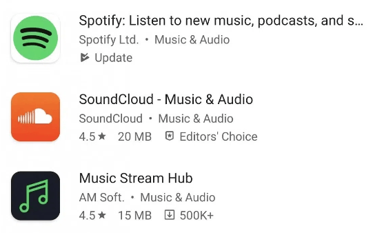 search soundloud app