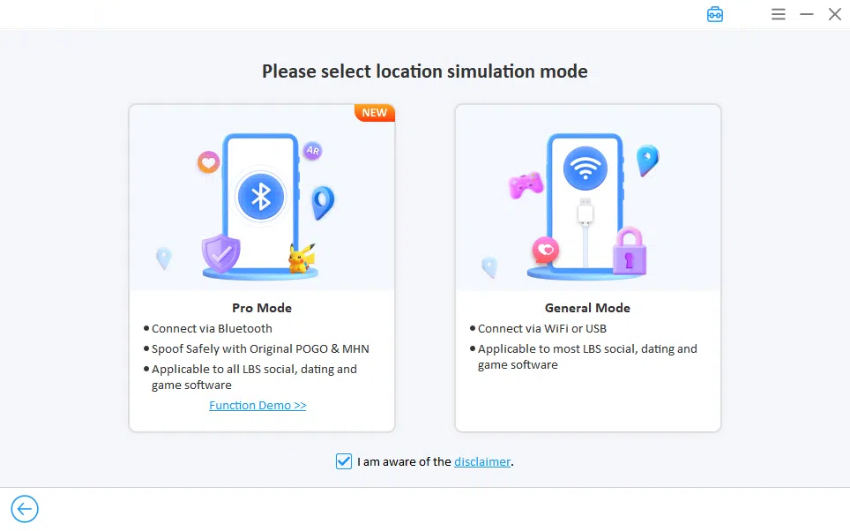 select bluetooth mode