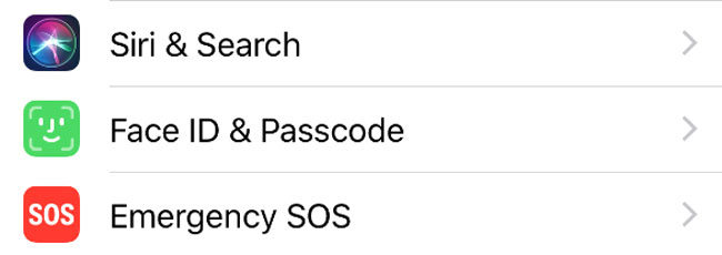 set up password iphone