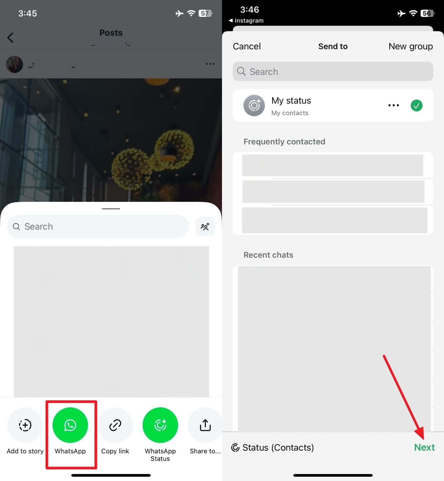 share post to whatsapp