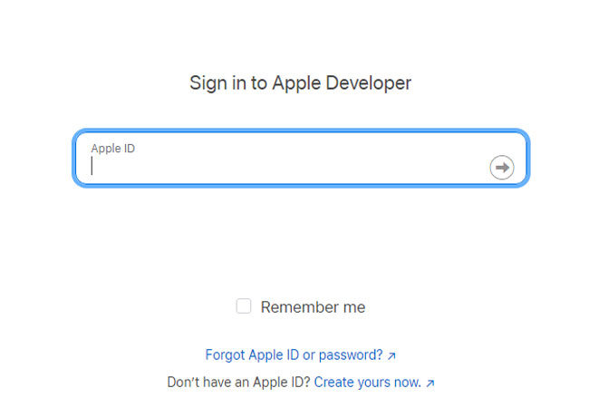 sign in apple id