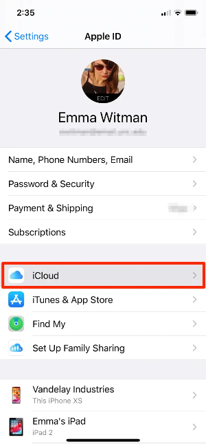 sign into icloud turn on find my