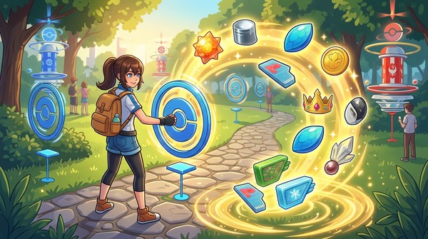 Spin PokéStops for Evolution Items