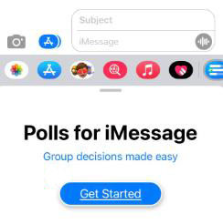 start polls for imessage