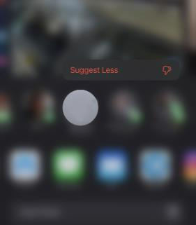 suggested contacts iphone suggest less