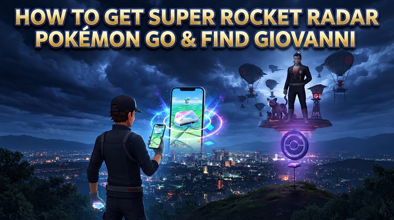 How to Get Super Rocket Radar Pokémon GO & Find Giovanni
