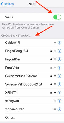 Switch WiFi to Fix WhatsApp Not Working on Wi-Fi