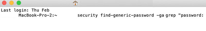how to see wifi password on iPhone terminal Mac