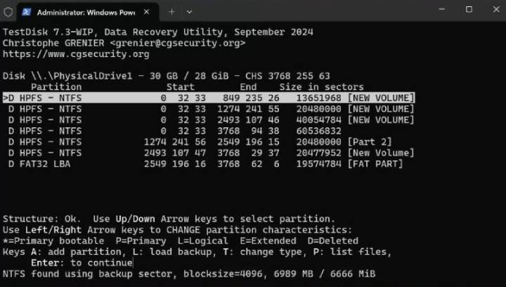 testdisk recovery software