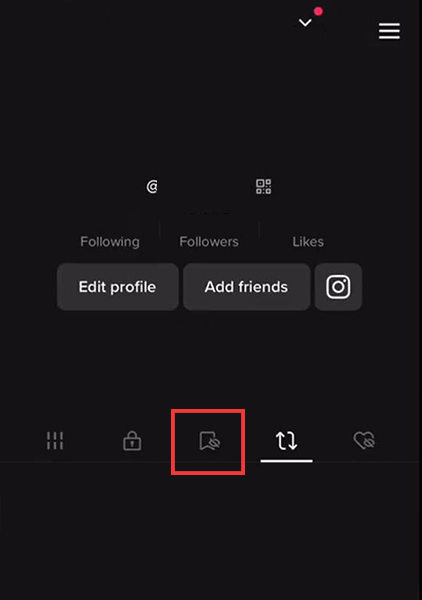 tiktok check favorites
