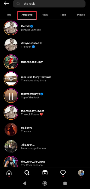track someone search by username on instagram