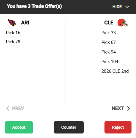 trade offers