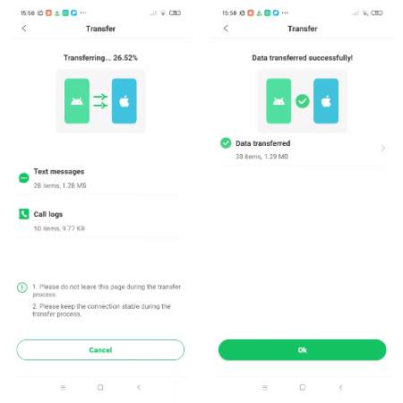 allow permissions and get logs transferred