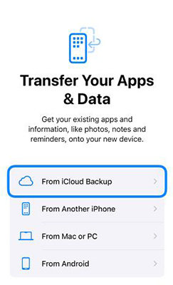 transfer your apps data