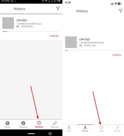 history of data transfer