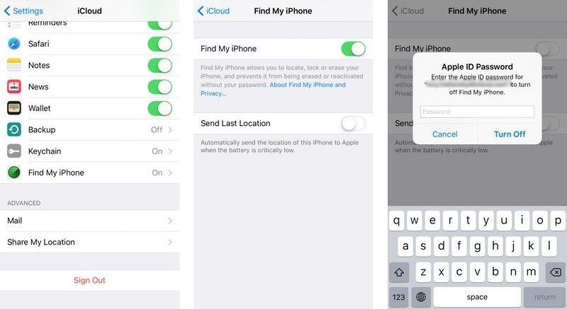 where to find serial number on iphone when it is off