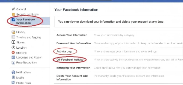 turn off location services on facebook desktop