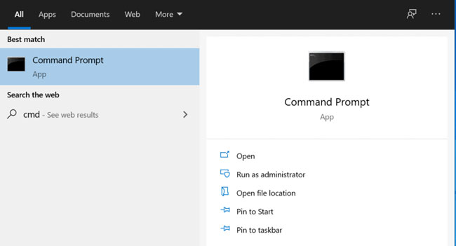 turn on command prompt windows