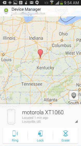 unlock motorola phone with android device manager