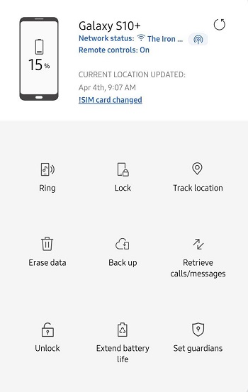 Bypass Android lock screen by Find My Mobile