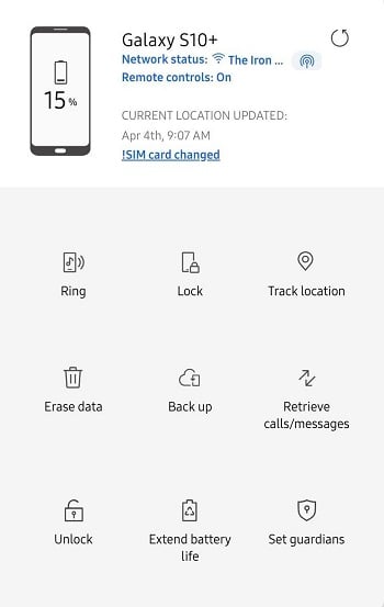 Bypass Android lock screen by Find My Mobile