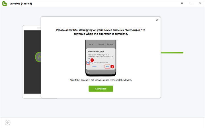 enable USB debugging on FRP-locked Samsung phone