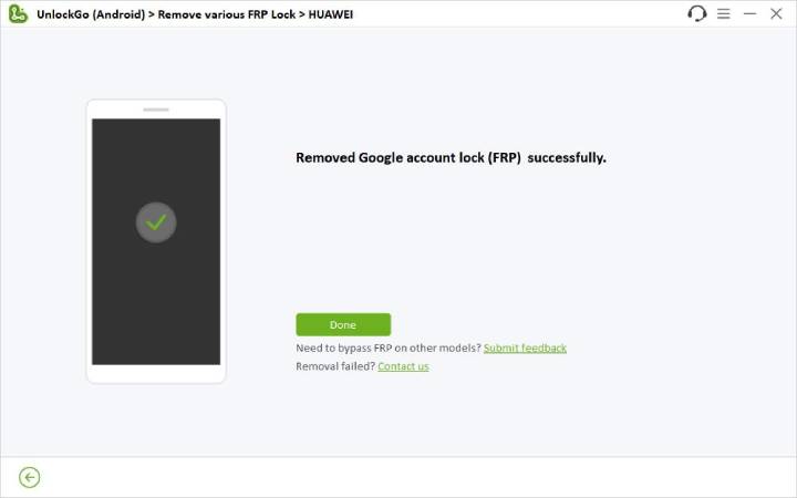 huawei frp bypass successfully
