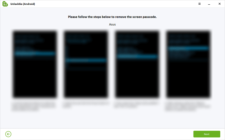 remove Android lock screen from ASUS phone