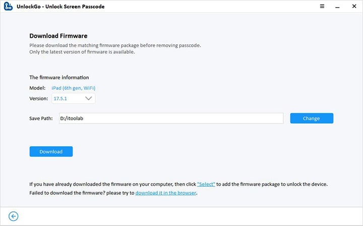 download firmware for ipad