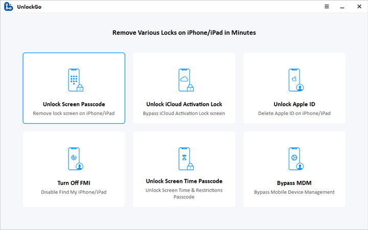 Unlockgo - Kilit açma Ekran Pascode'u seçin