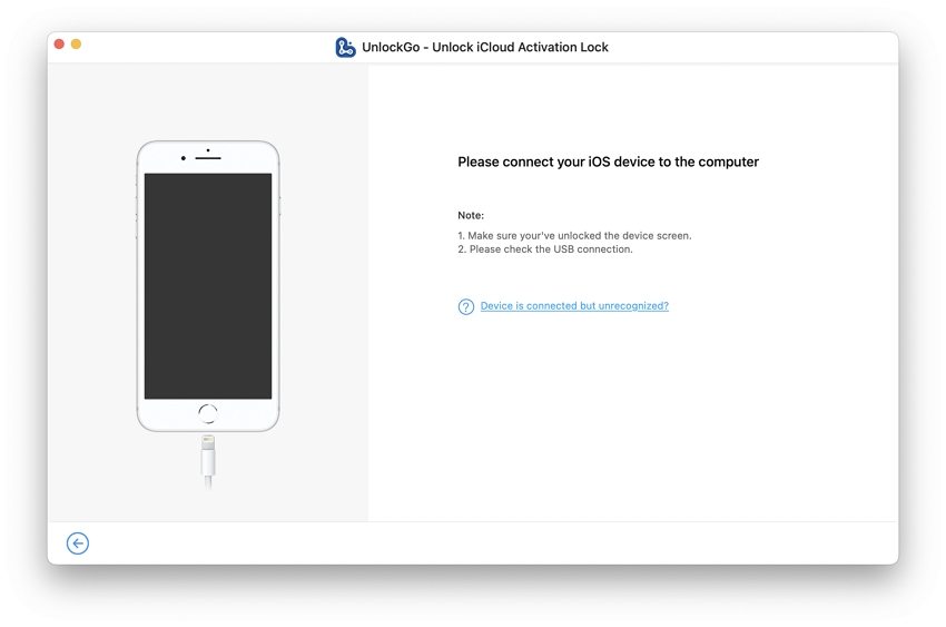 unlockgo guide - connect device to mac