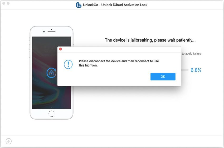 disconnect device before jailbreaking