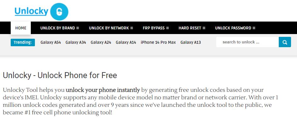 free online imei unlock code generator