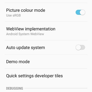 turn off auto update system to fix OEM unlock missing on Android