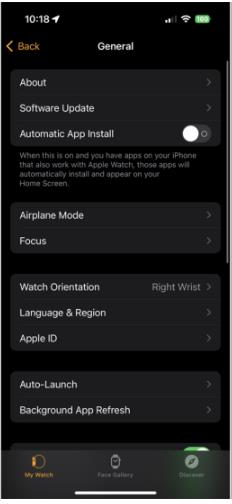 update apple watch