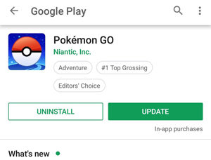 pokemon go google play store