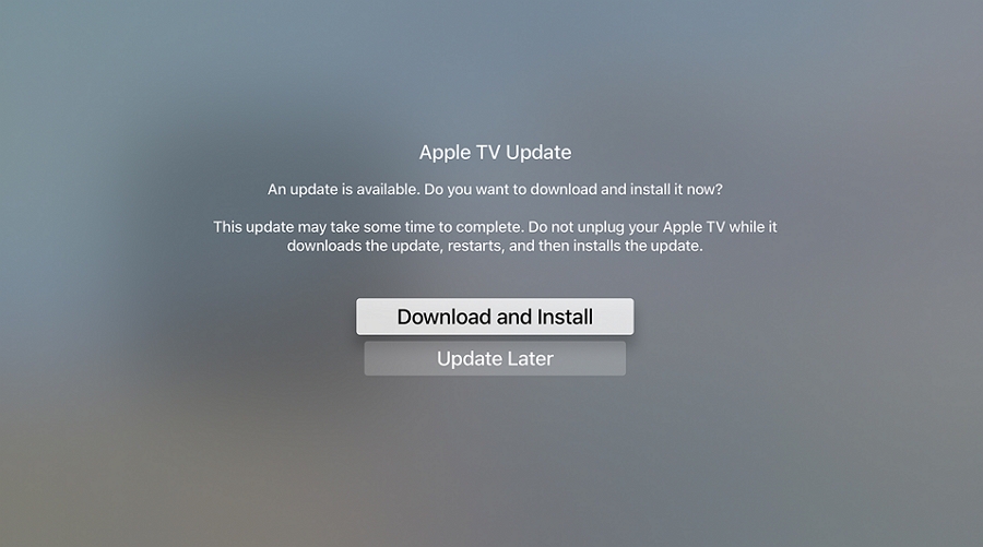 Update Your Apple TV