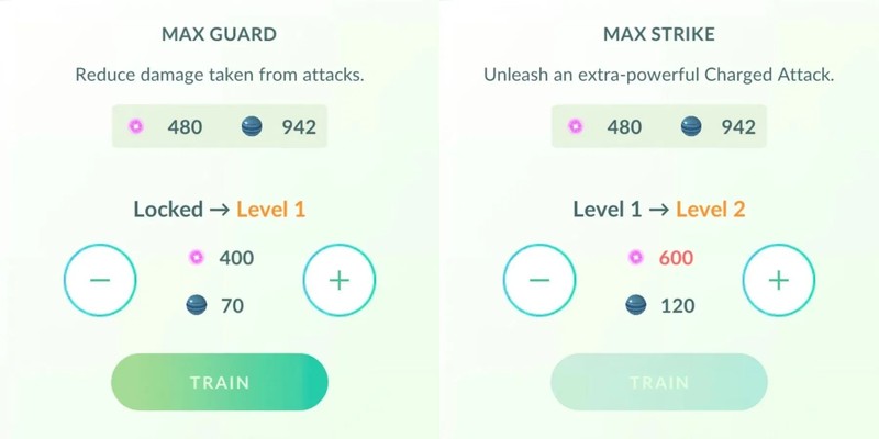 upgrade levels and progression pokemon go