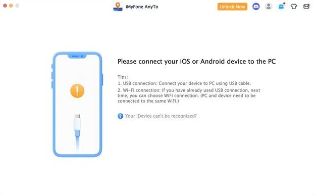 use imyfone anyto desktop version instead
