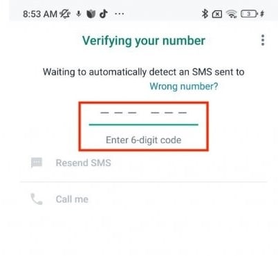 free number to open whatsapp verification code