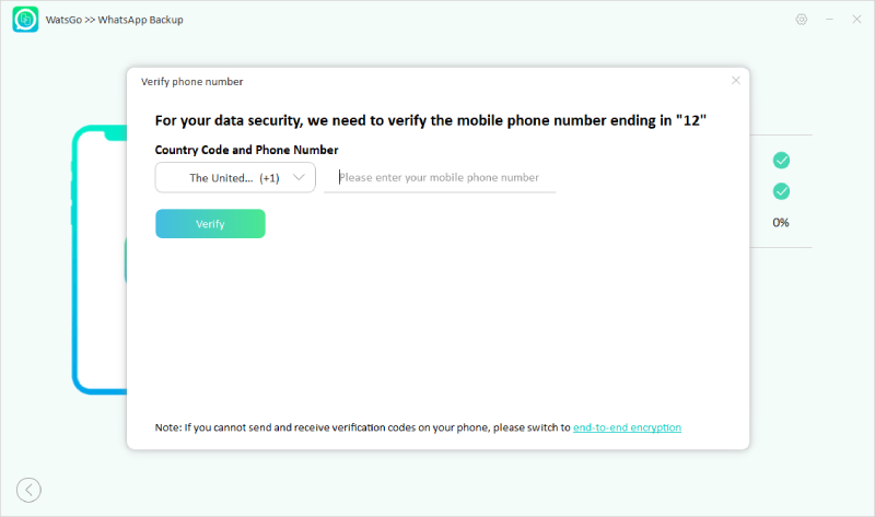 verify whatsapp account