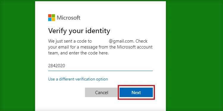 xbox live password