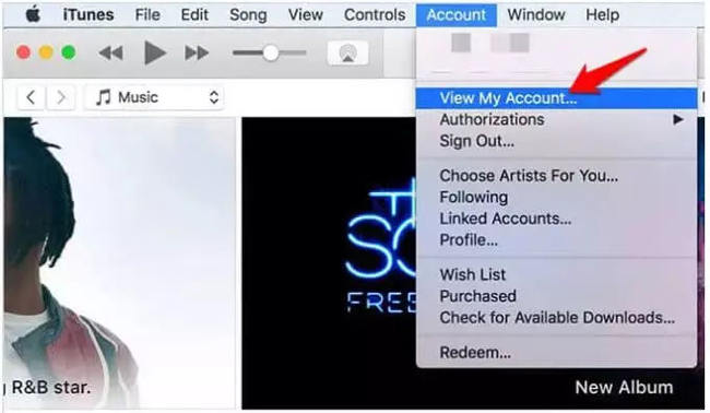 view my account mac to change App Store Country