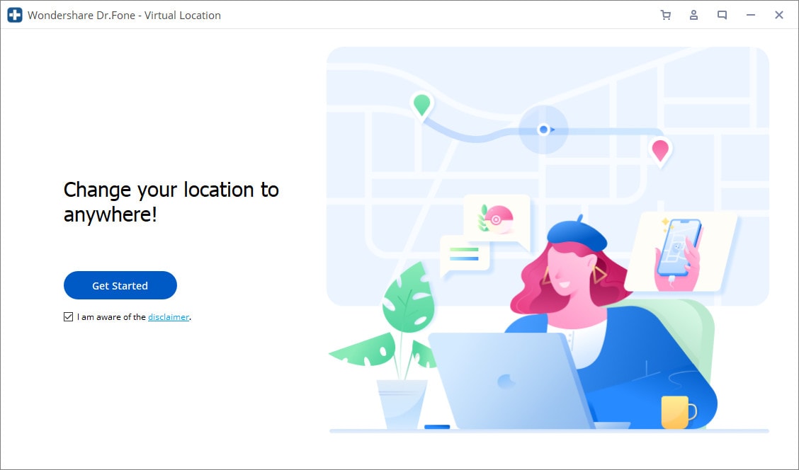 wondershare dr fone virtual location